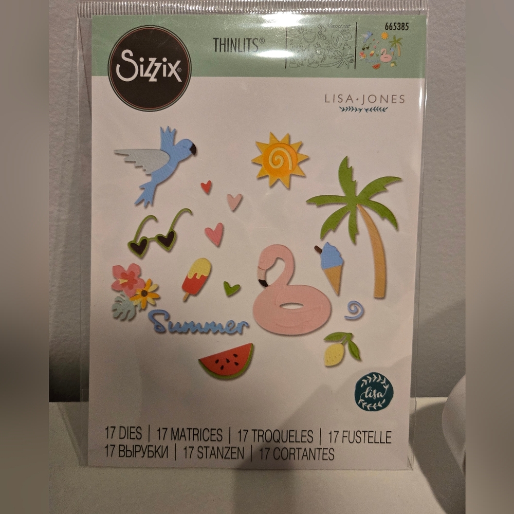 Sizzix Lisa Jones Summer Die Set